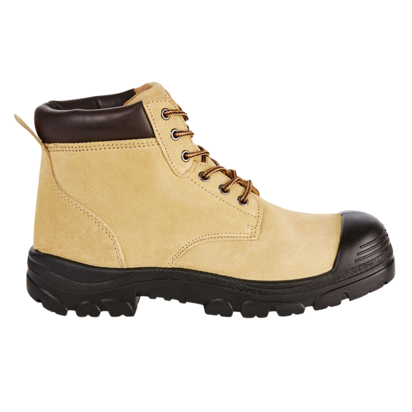 Hard Yakka Men's Gravel Lace Up Steel Toe Safety Boot - Sand
