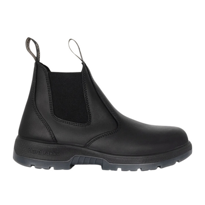 Hard Yakka Men's Outback Pull On Steel Toe PR Safety Boot - Black