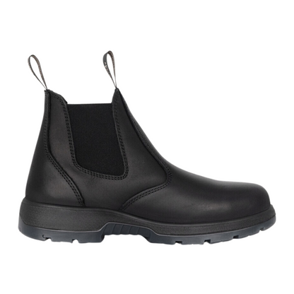 Hard Yakka Men's Outback Pull On Steel Toe PR Safety Boot - Black