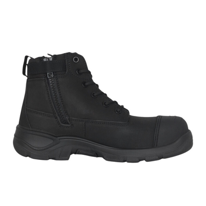Hard Yakka Men's Toughmaxx 6Z Steel Toe Safety Boot - Black
