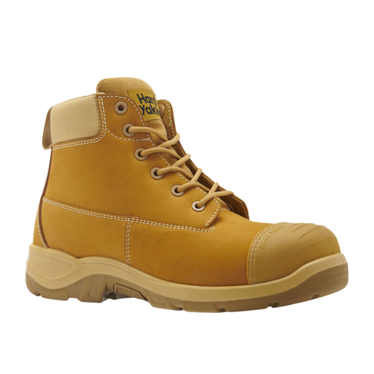 Hard Yakka Men's Toughmaxx 6Z Steel Toe Safety Boot - Wheat