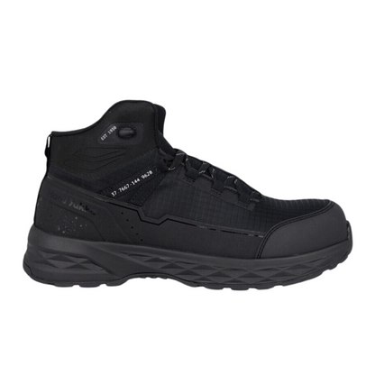 Hard Yakka Men's X Range Mid Composite Toe Saftey Boot - Black