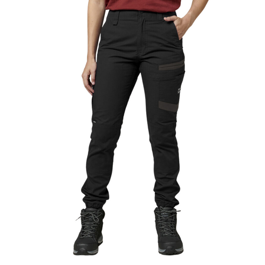 Hard Yakka Women's Raptor Cuff Pant - Black