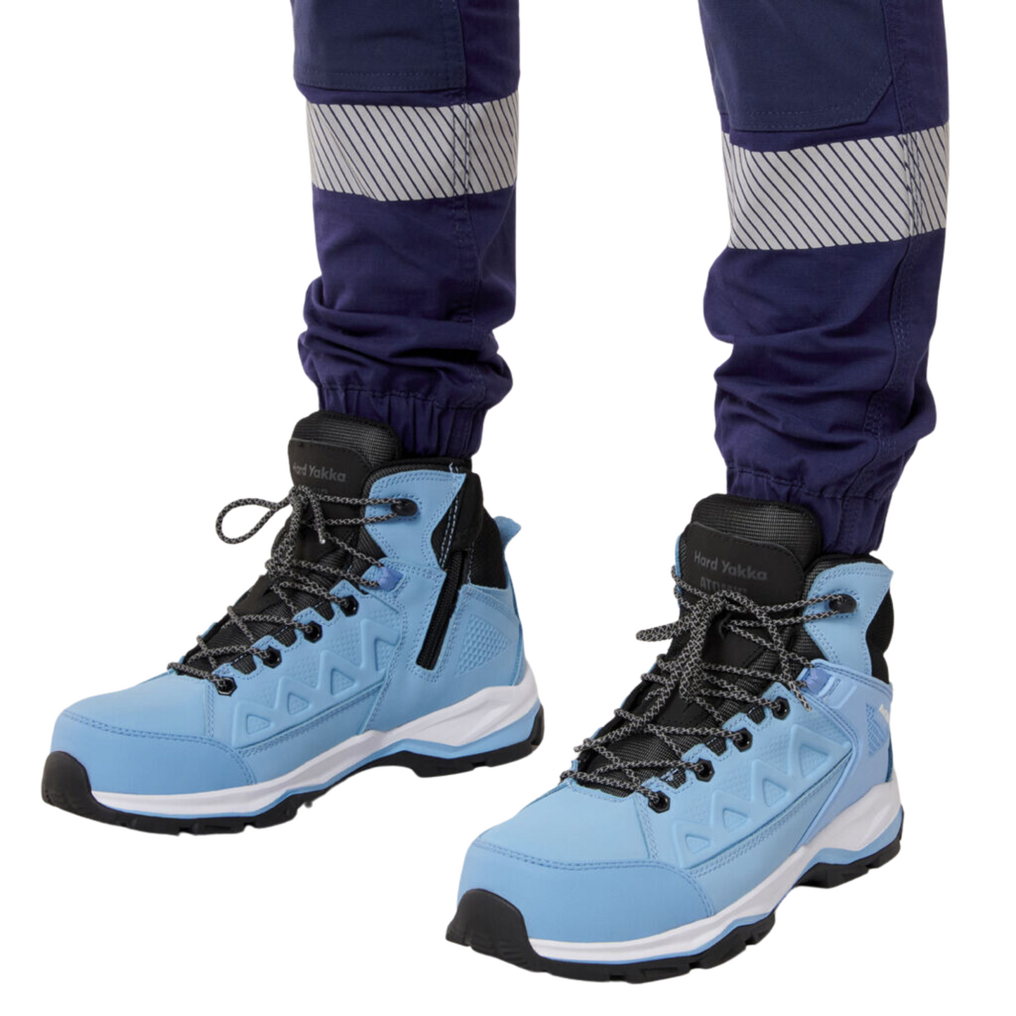 Hard Yakka Women's Raptor Cuff Pant with Tape - Navy