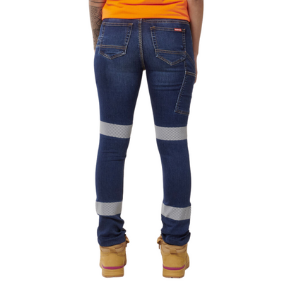 Hard Yakka Women's Taped Jegging - Indigo