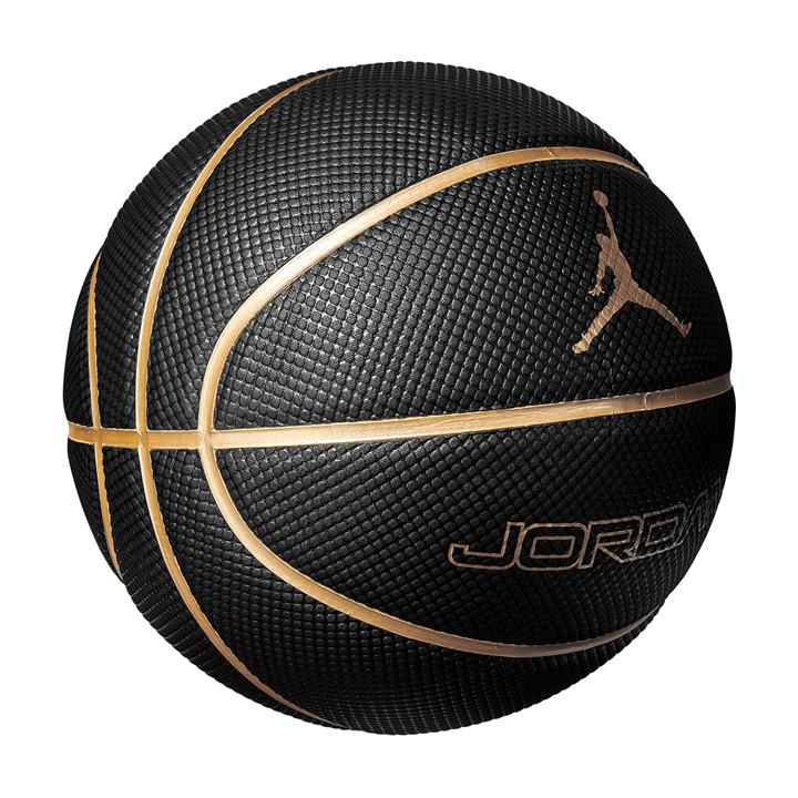 Jordan Legacy Size 7 Basketball - Black/Metallic Gold