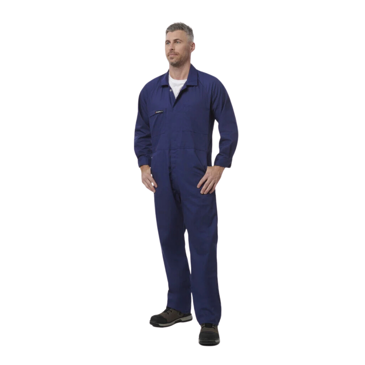 KingGee Men's Originals Polycotton Work Overalls - Navy