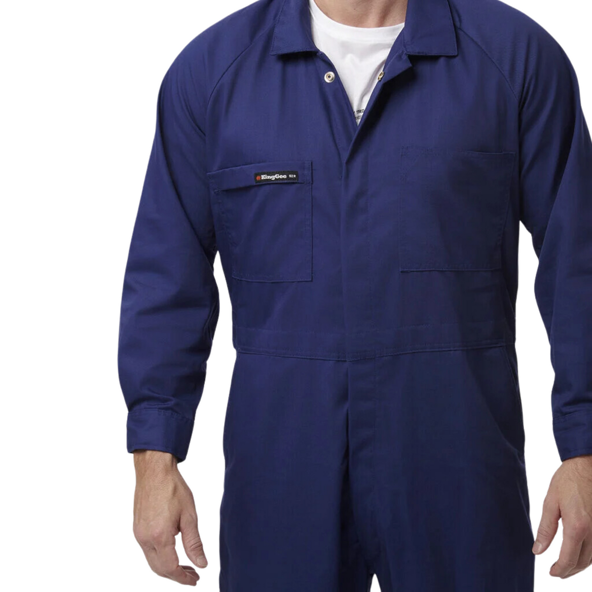 KingGee Men's Originals Polycotton Work Overalls - Navy