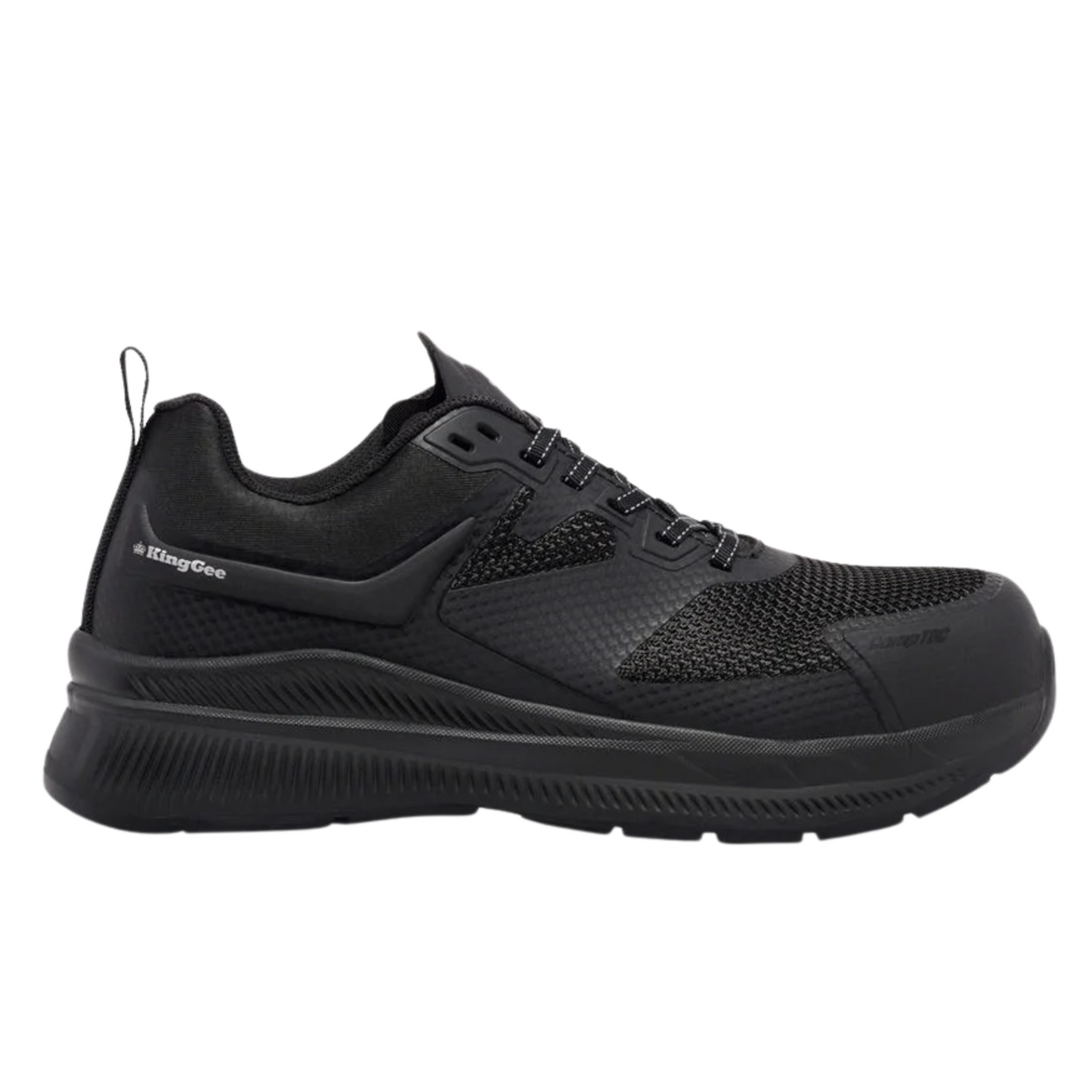 KingGee Women's Hyper-Tec Sport Composite Safety Toe Shoes - Black