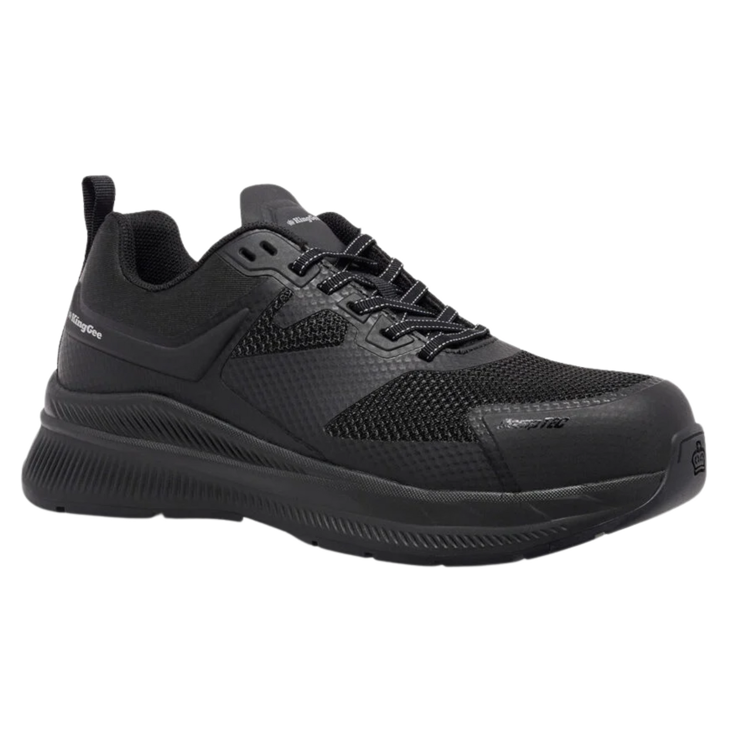 KingGee Women's Hyper-Tec Sport Composite Safety Toe Shoes - Black