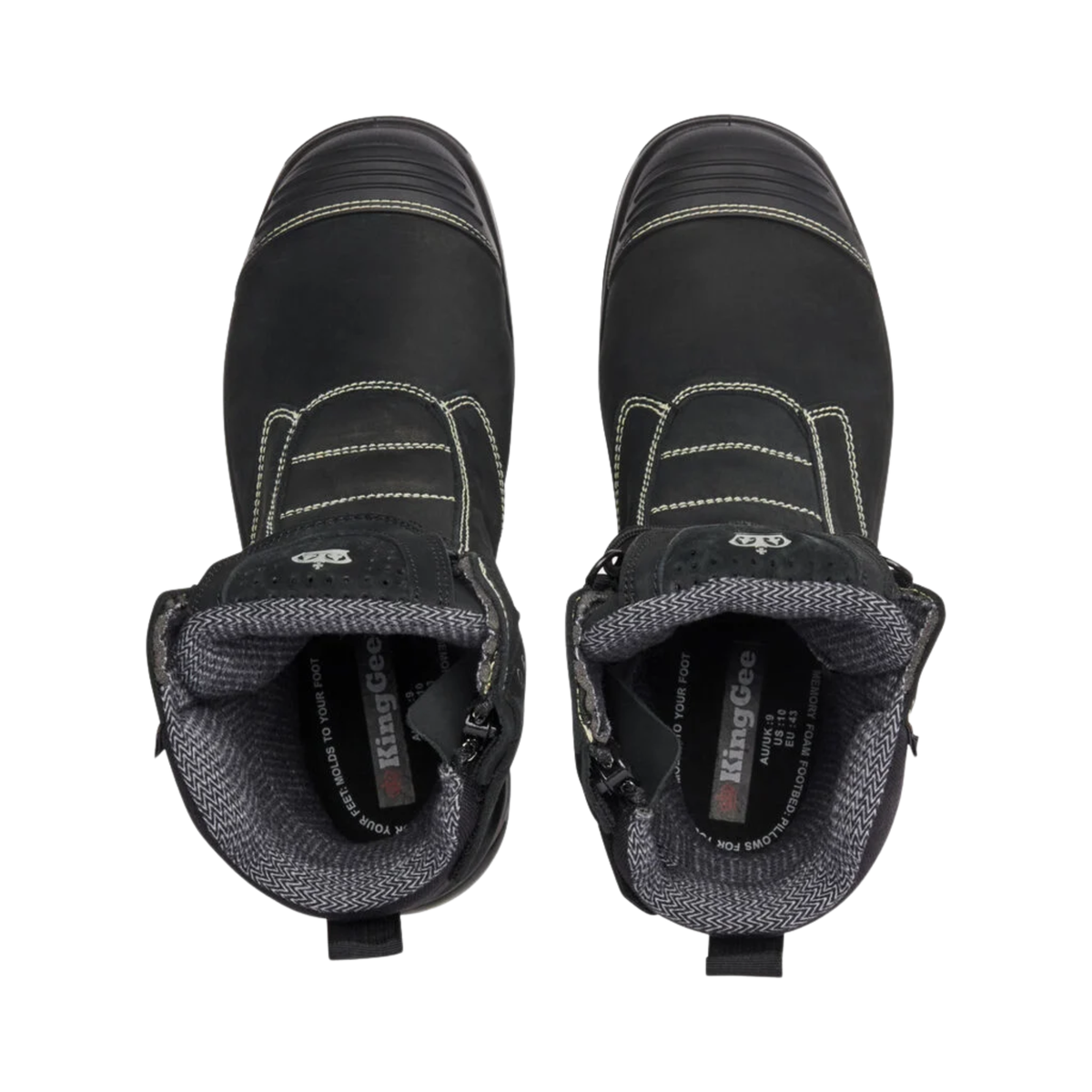 KingGee Men's Bennu Pro 9 Work Boot - Black