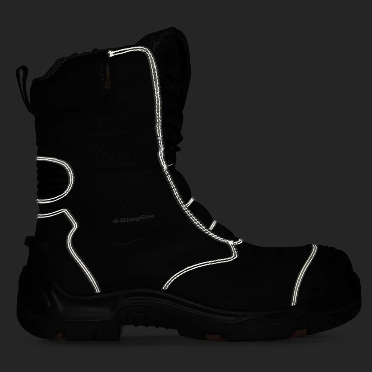 KingGee Men's Bennu Pro 9 Work Boot - Black