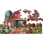 Melissa & Doug - Busy Barn Shaped Floor Puzzle - 32pc