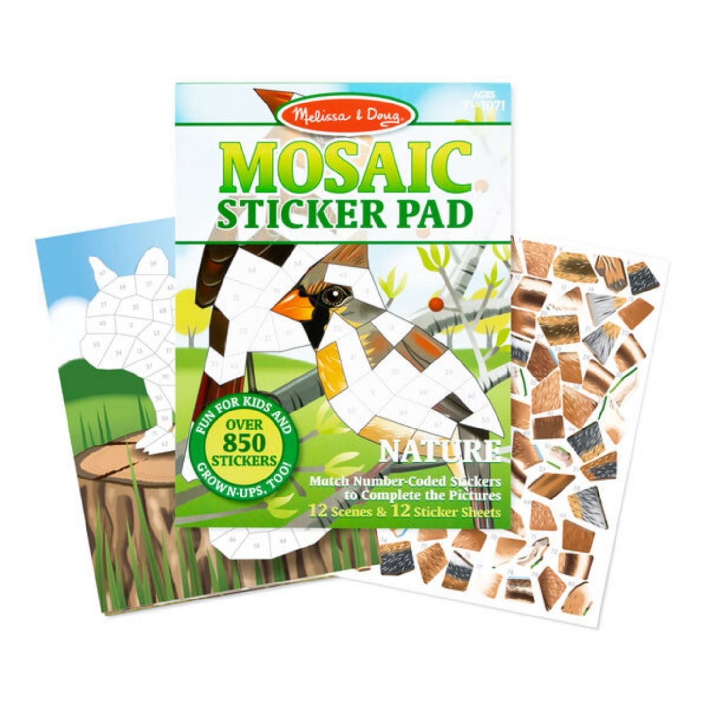 Melissa & Doug - Mosaic Sticker Pad - Nature