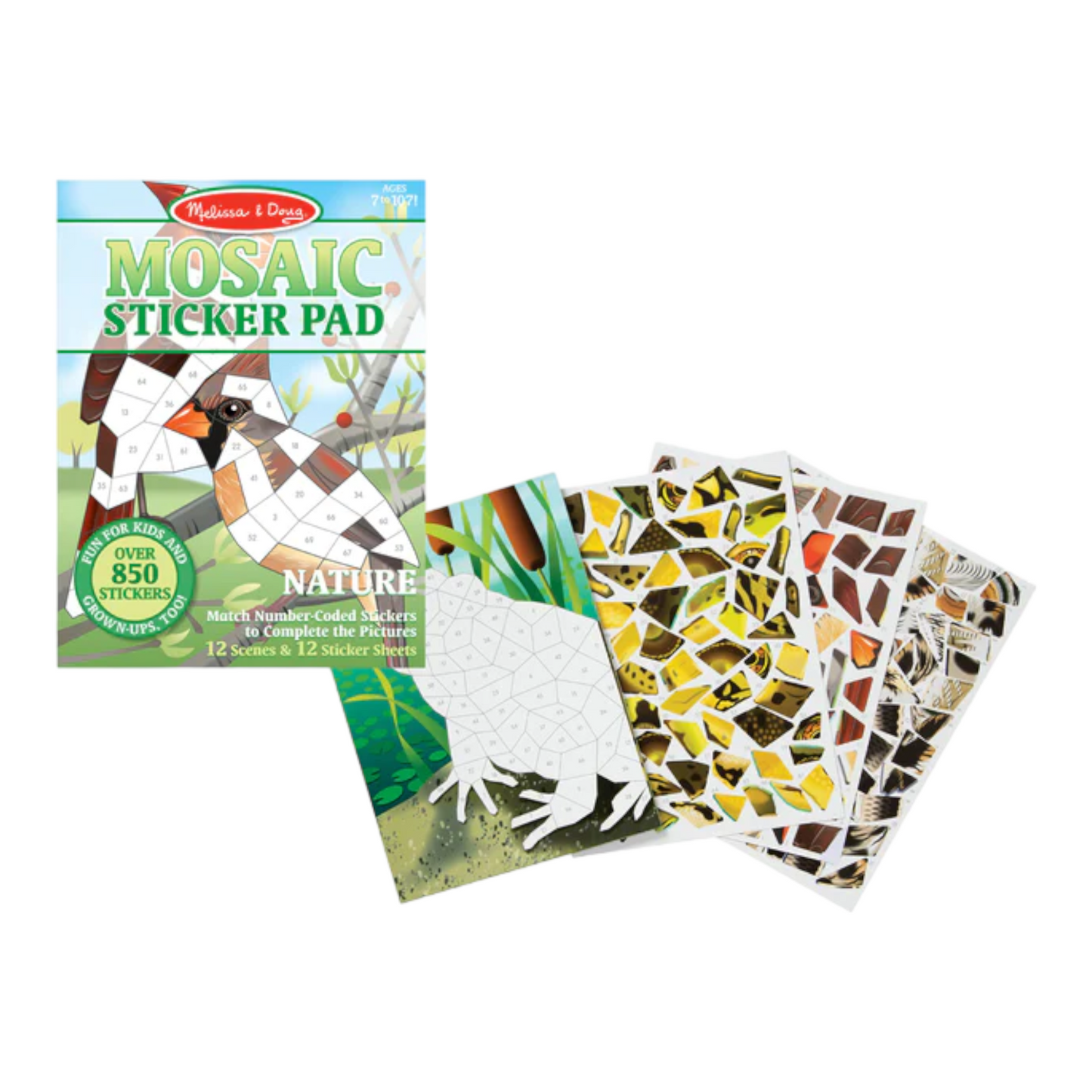 Melissa & Doug - Mosaic Sticker Pad - Nature