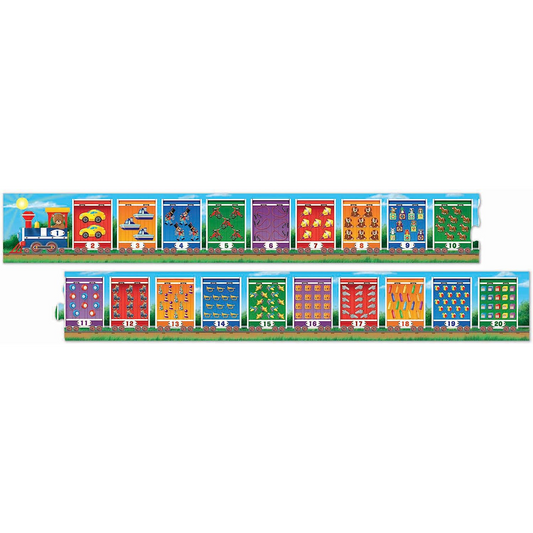 Melissa & Doug - Number Train Floor Puzzle - 20pc