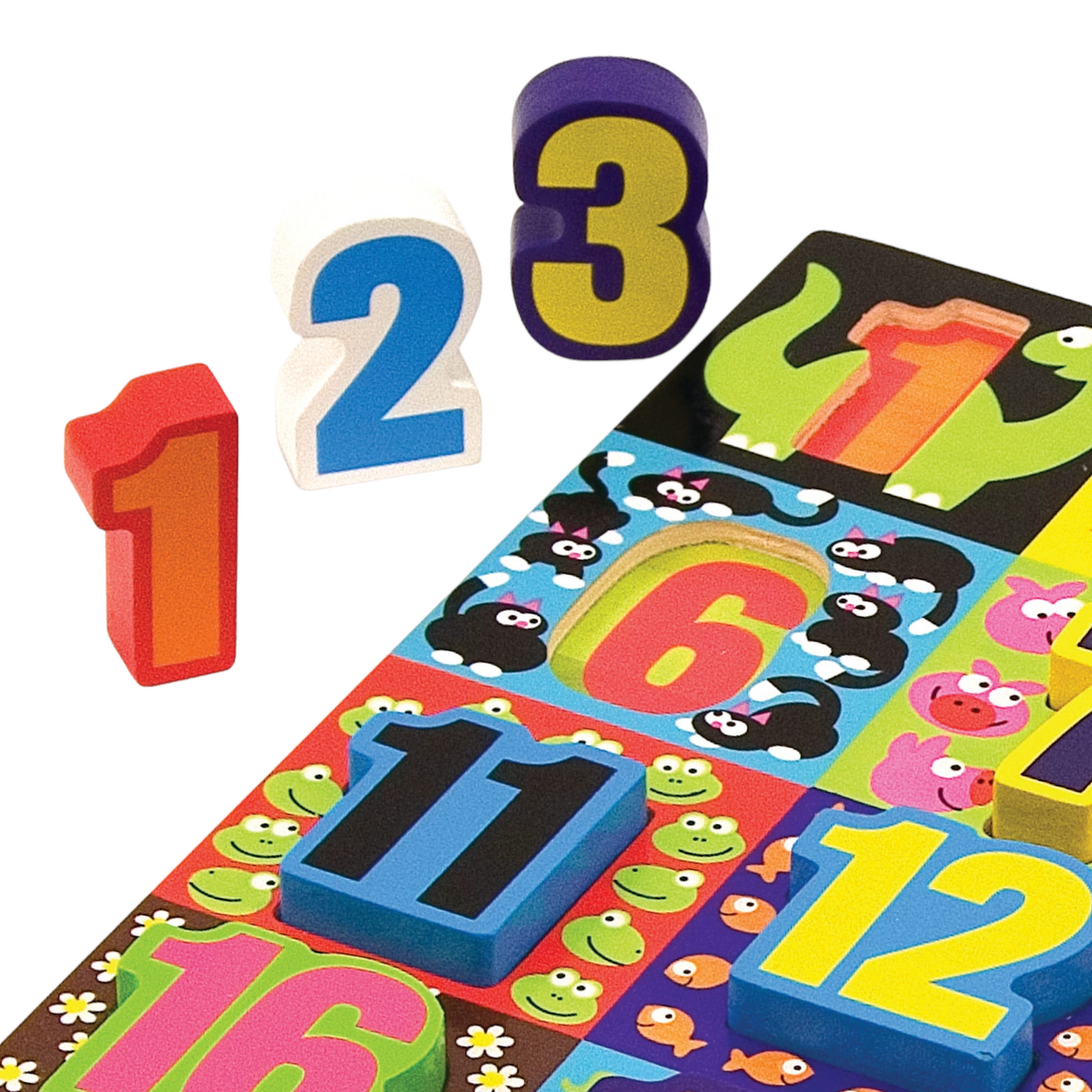 Melissa & Doug - Jumbo Numbers Chunky Puzzle 20 Pieces