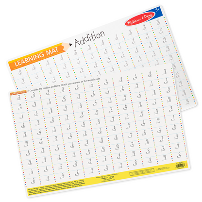 Melissa & Doug - Addition Write-A-Mat Bundle of 6