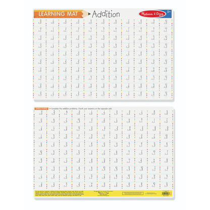 Melissa & Doug - Addition Write-A-Mat Bundle of 6
