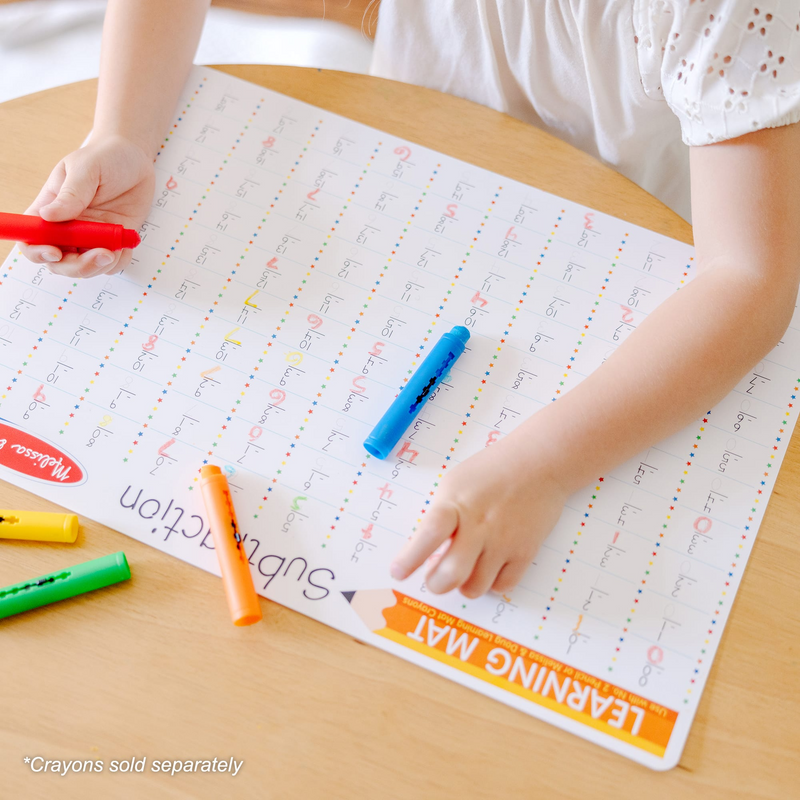 MELISSA & DOUG Learning Mat Crayons