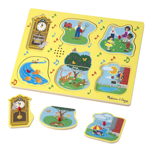 Melissa & Doug - Nursery Rhyme A Sound Puzzle - 6pc