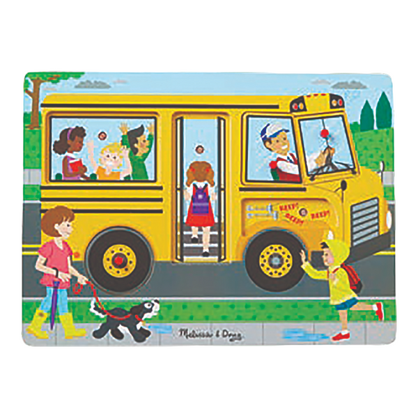 Melissa & Doug - The Wheels on the Bus Song Puzzle - 6pc