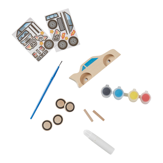 Melissa & Doug Wooden Race Car - DYO