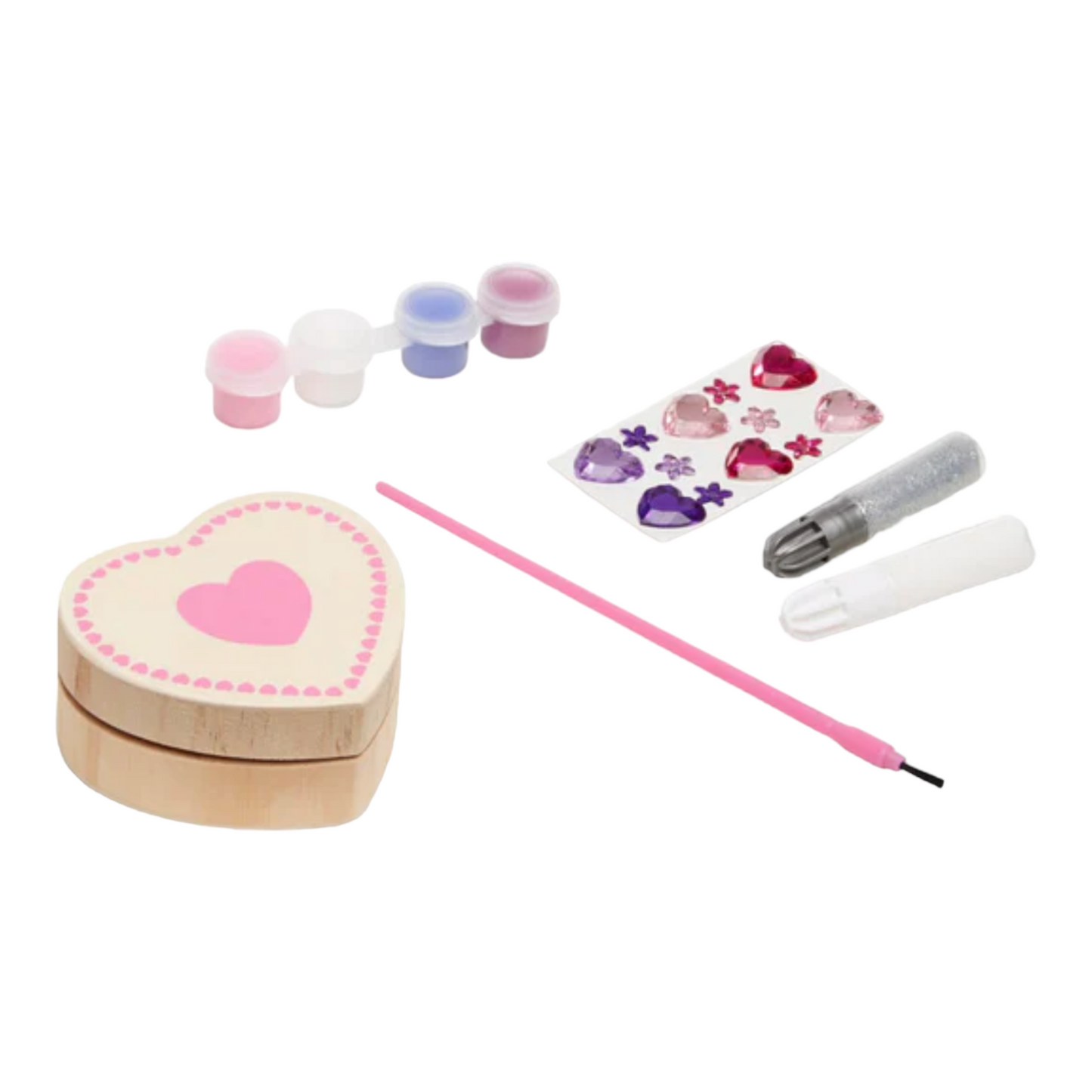 Melissa & Doug - Wooden Heart Box - DYO