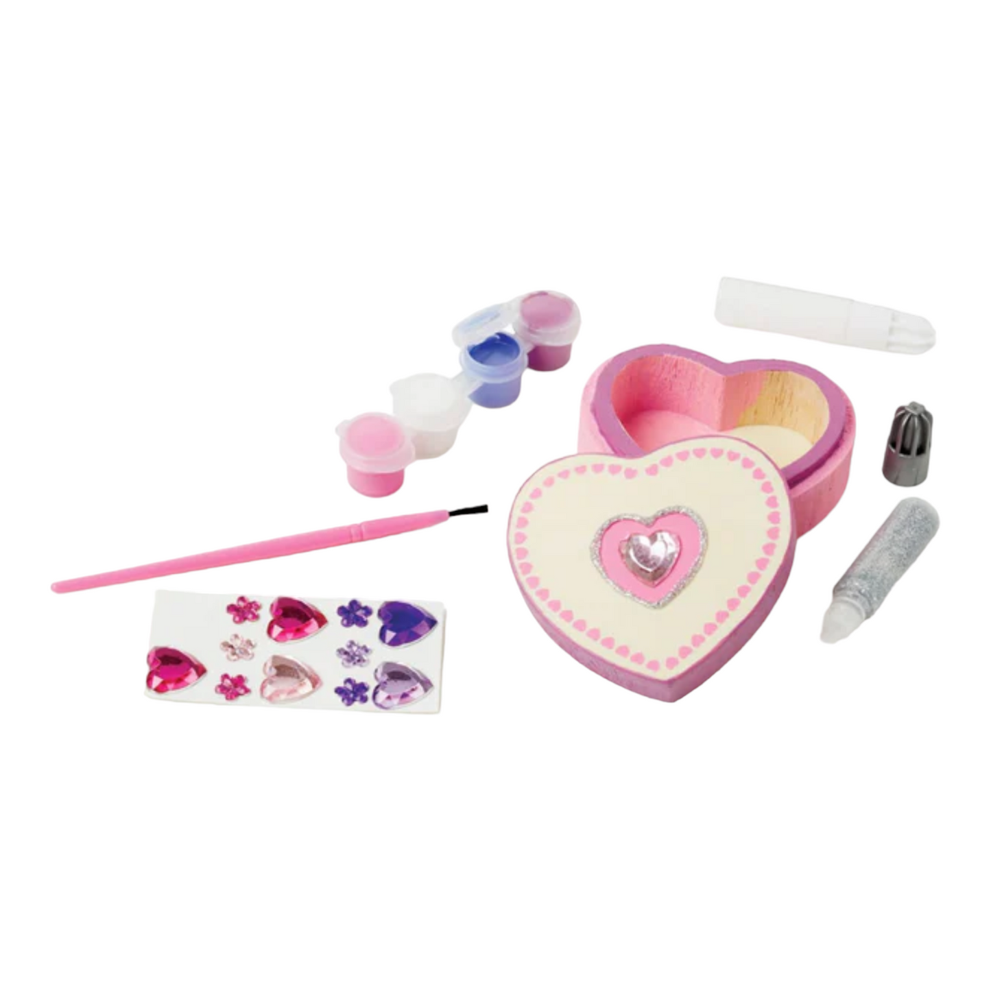 Melissa & Doug - Wooden Heart Box - DYO