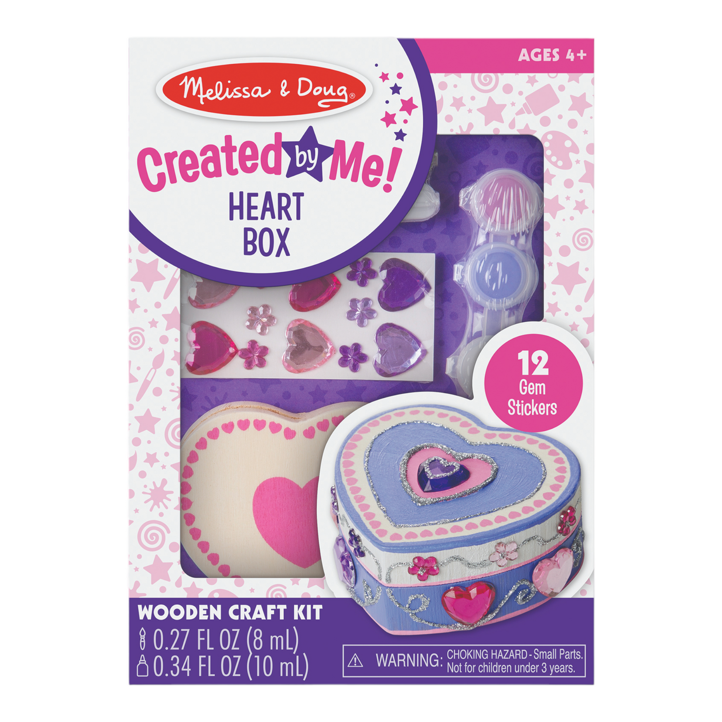 Melissa & Doug - Wooden Heart Box - DYO