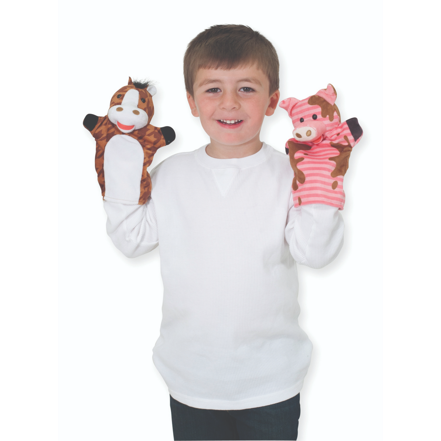Melissa & Doug - Hand Animal Puppets - Farm