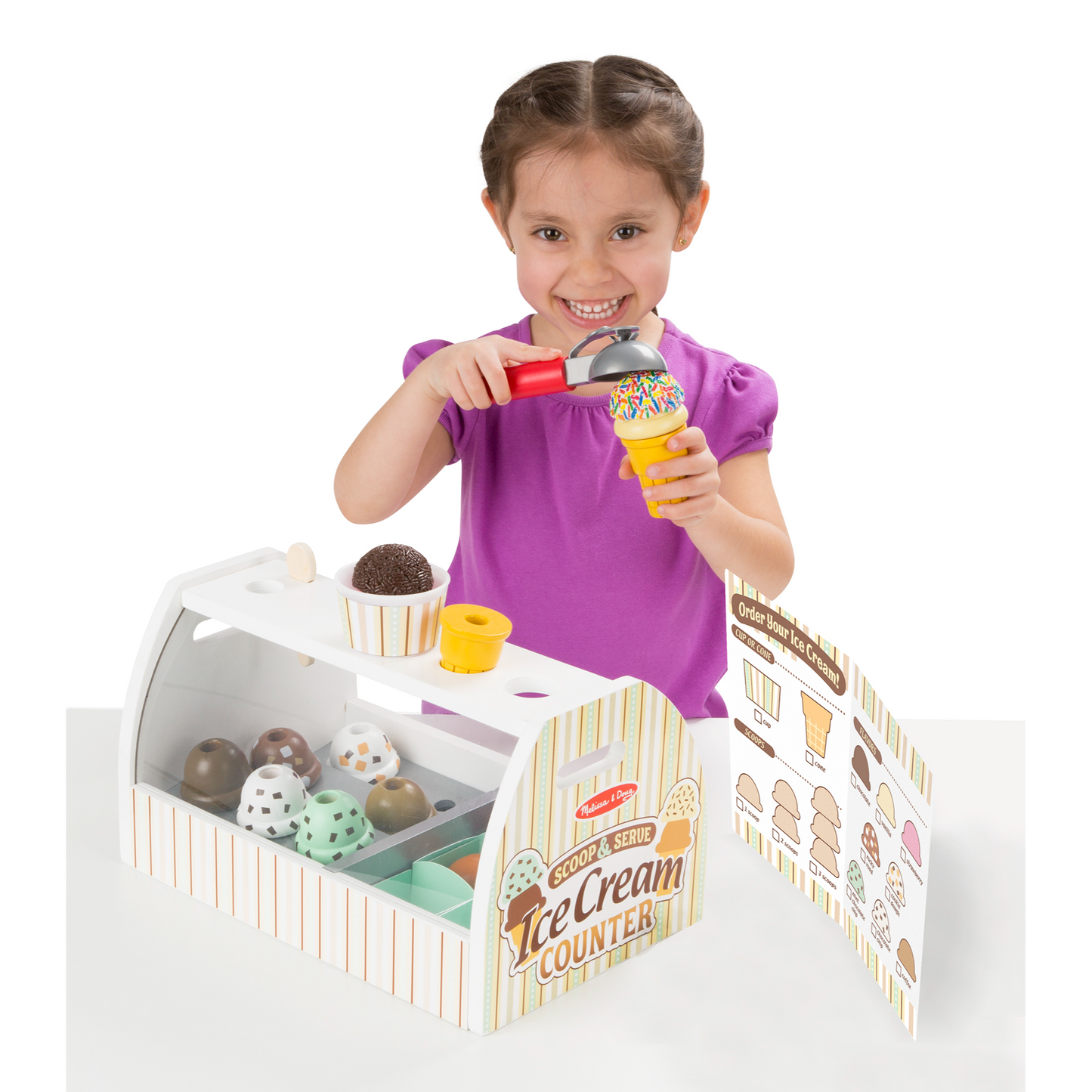 Melissa & Doug - Scoop & Serve Ice Cream Counter