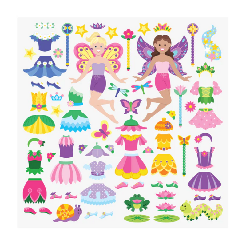 Melissa & Doug - Reusable Puffy Sticker Play Set - Fairy