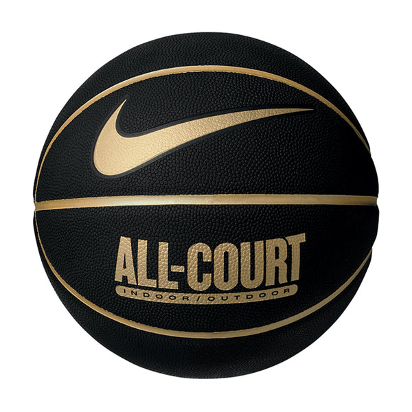 Nike Everyday All Court Official Size 7 Basketball - Black/Metallic Gold