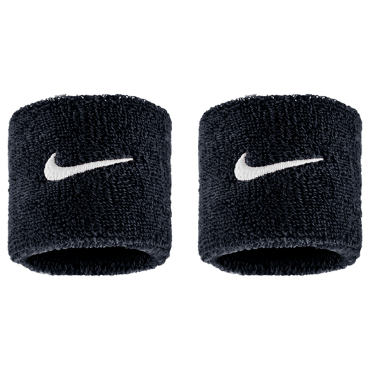 Nike Swoosh Wristbands - Black/White