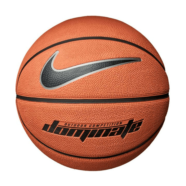 Nike Dominate Official Size 7 Basketball - Amber/Black/Metallic Platinum/Black