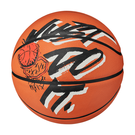 Nike Everyday Playground Official Size 7 Basketball - Just Do It Graphic Amber