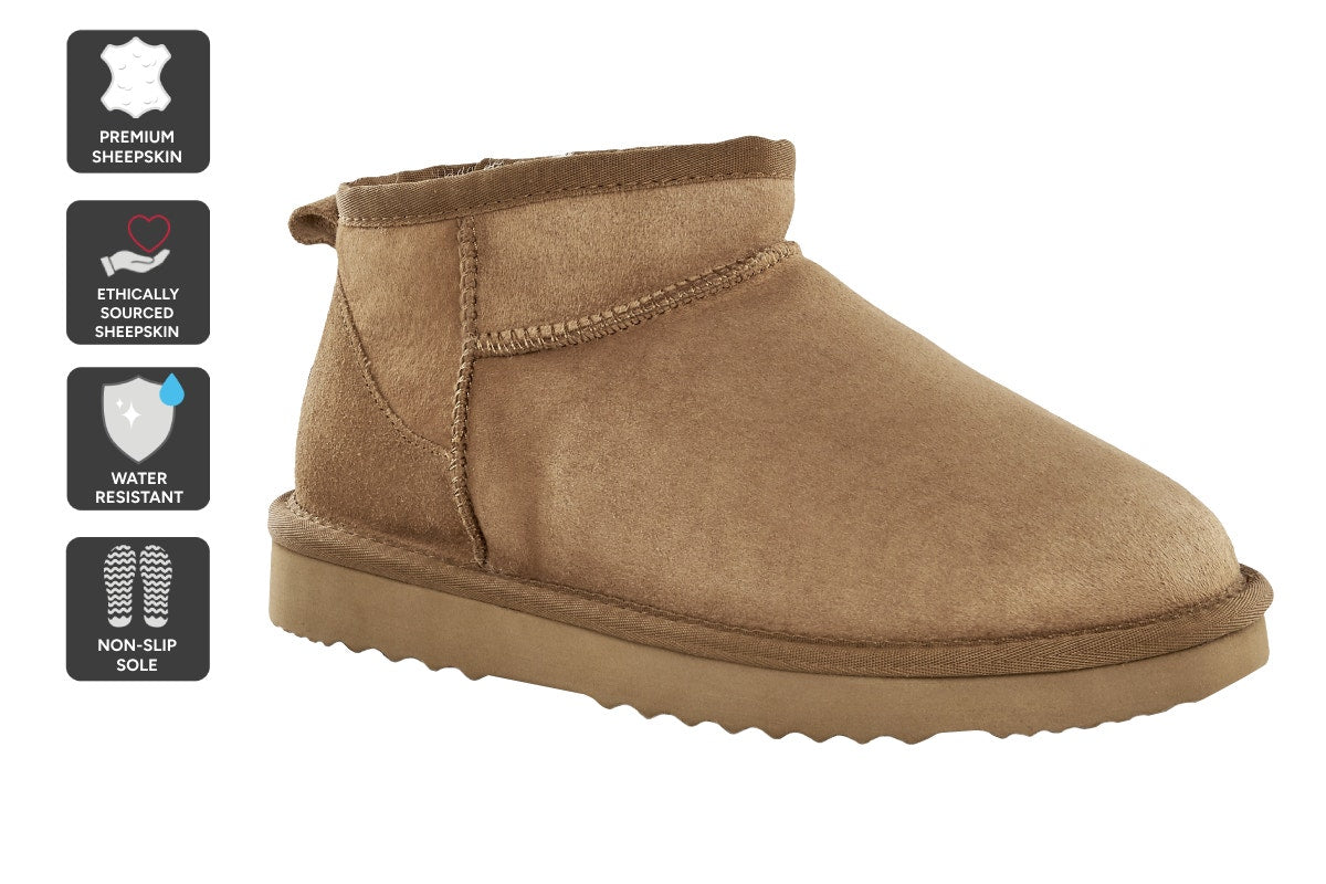 UGG Outback Premium Sheepskin Ultra Mini Boot (Chestnut)