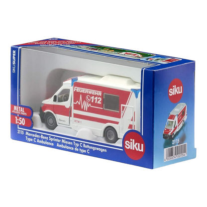 Siku - Mercedes-Benz Sprinter Miesen Ambulance 1:50