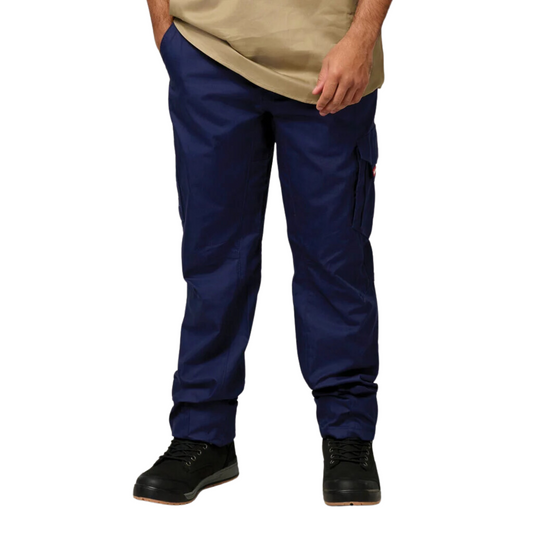 Hard Yakka Men's Core Vented Cotton Work Cargo Pant - Navy
