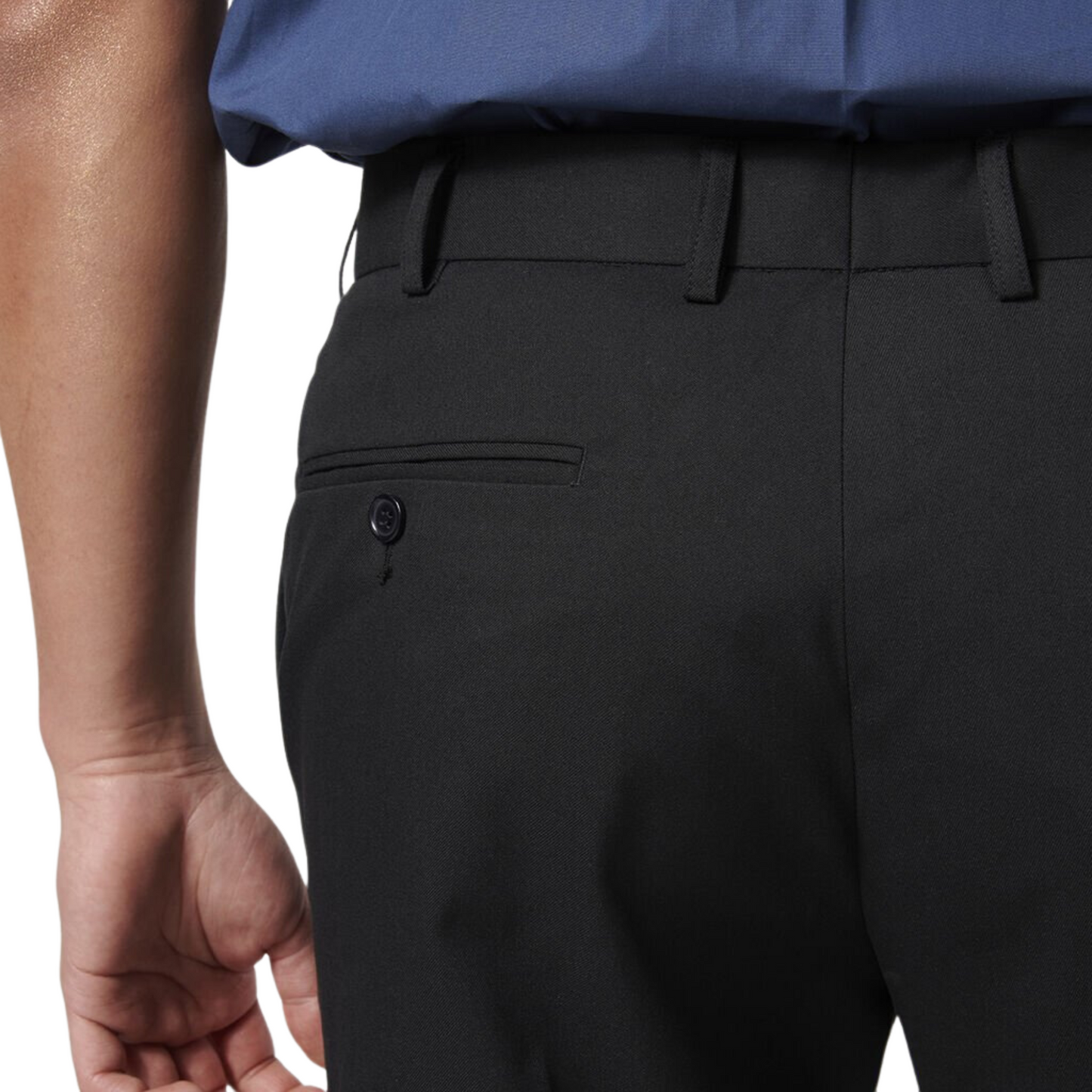 Hard Yakka Men's Core Permanent Press Plain Front Pant - Black