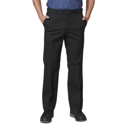 Hard Yakka Men's Core Permanent Press Plain Front Pant - Black