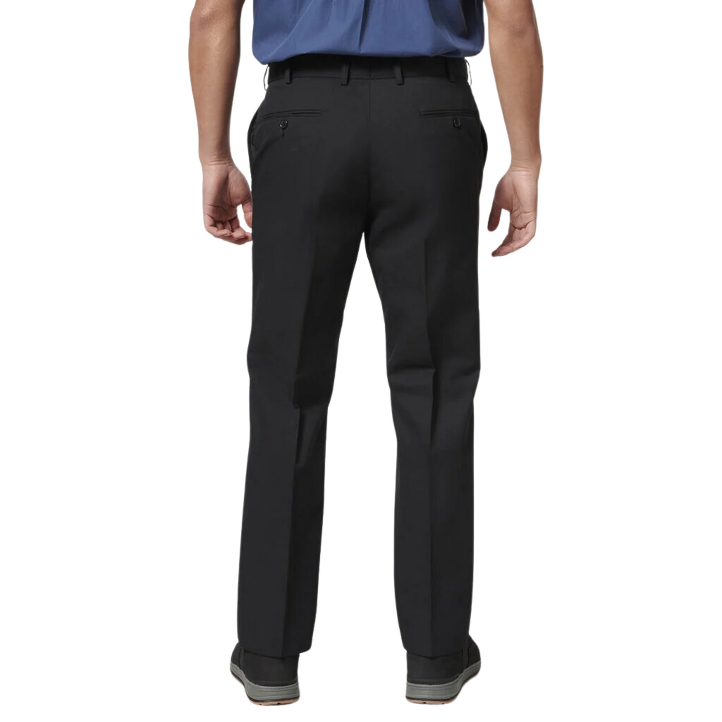 Hard Yakka Men's Core Permanent Press Plain Front Pant - Black