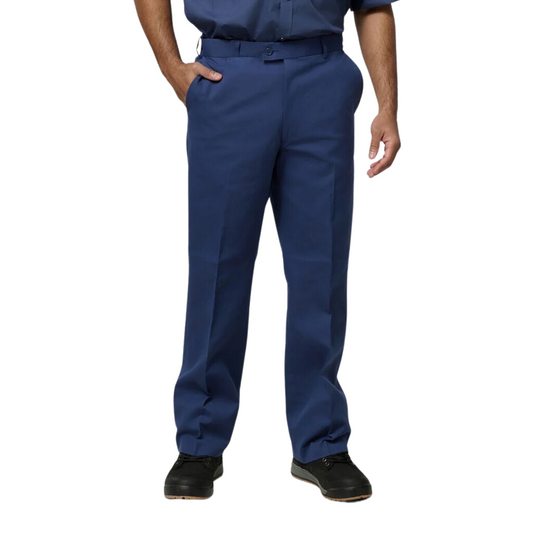 Hard Yakka Men's Core Permanent Press Plain Front Pant - Navy