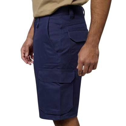 Hard Yakka Men's Relaxed Fit Mid Weight Cotton Drill Short - Navy
