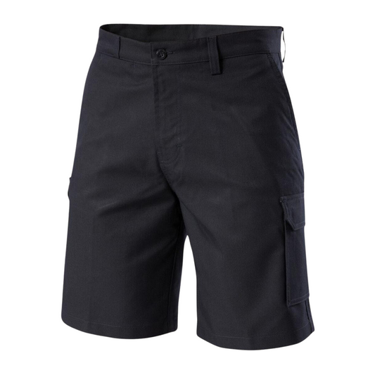 Hard Yakka Men's Foundations Permanent Press Crease Free Cargo Shorts - Midnight