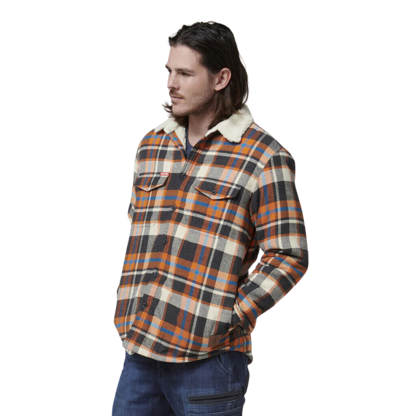 Hard Yakka Men's Heritage Trucker Sherpa Jacket - Horizon