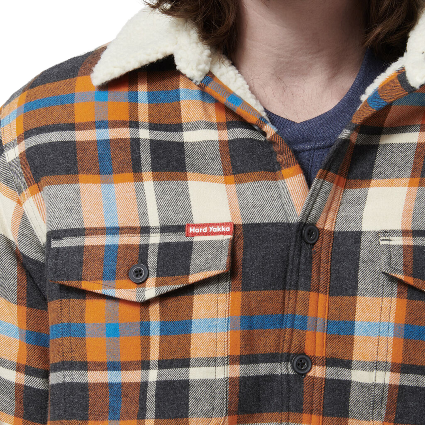 Hard Yakka Men's Heritage Trucker Sherpa Jacket - Horizon