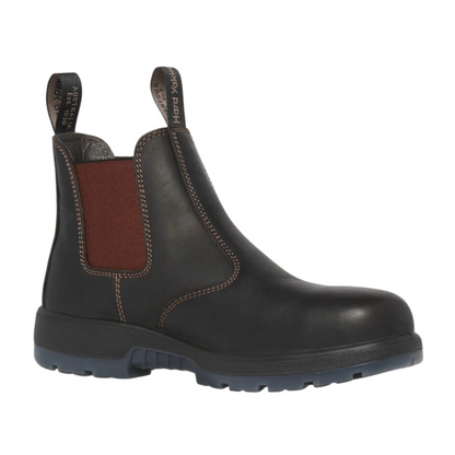 Hard Yakka Men's Outback Pull On Steel Toe PR Safety Boot - Brown