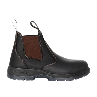 Hard Yakka Men's Outback Pull On Steel Toe PR Safety Boot - Brown